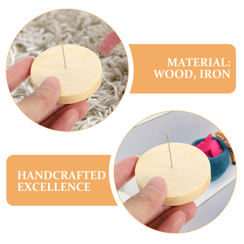 4Pcs Wool Felt Needle Felting  - Action Figure Stand recension och pris