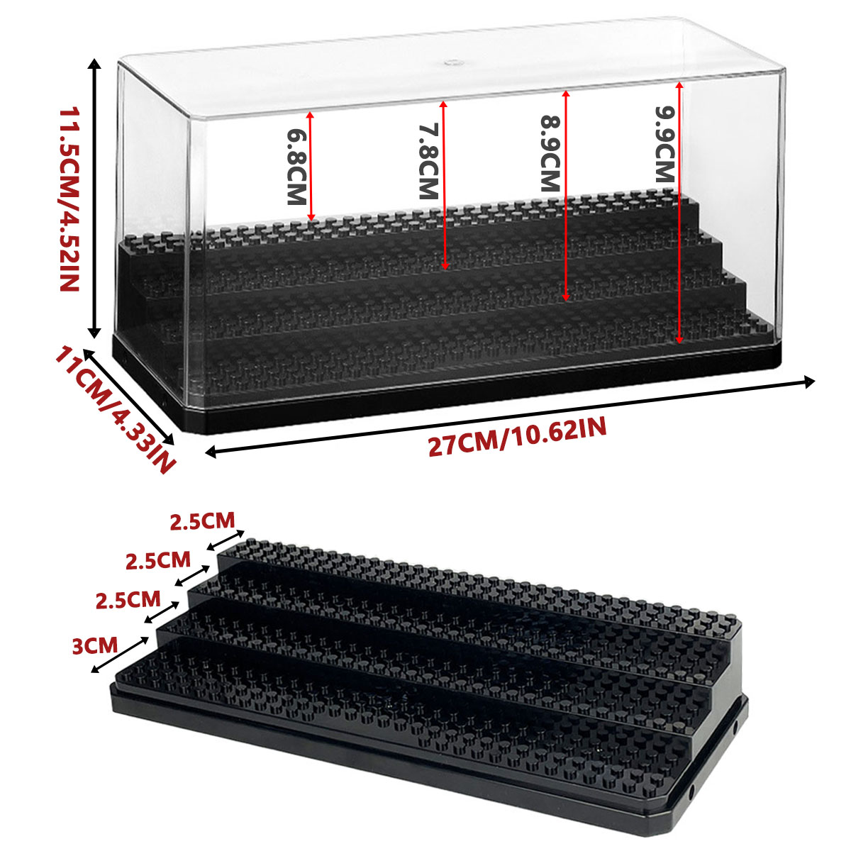 Acrylic Display Case for Lego  - Lego Minifigure Holder recension och pris