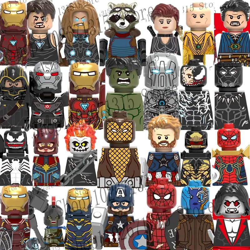 Marvel Avengers Superhero Buil - Lego Minifigure Holder recension och pris