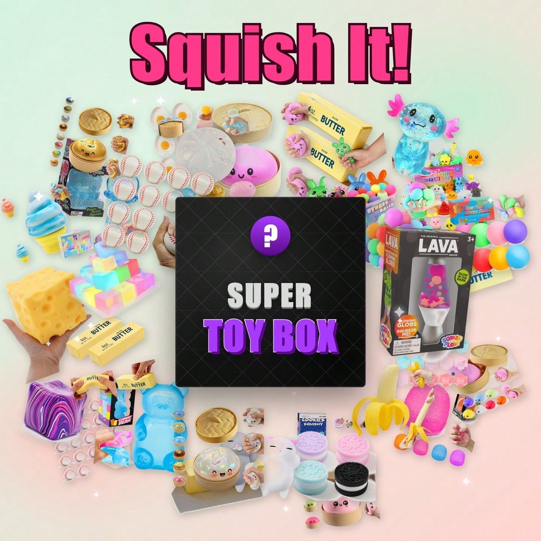 Cute Basic Squishy Blind Box – - Mystery Box Blind Bag recension och pris