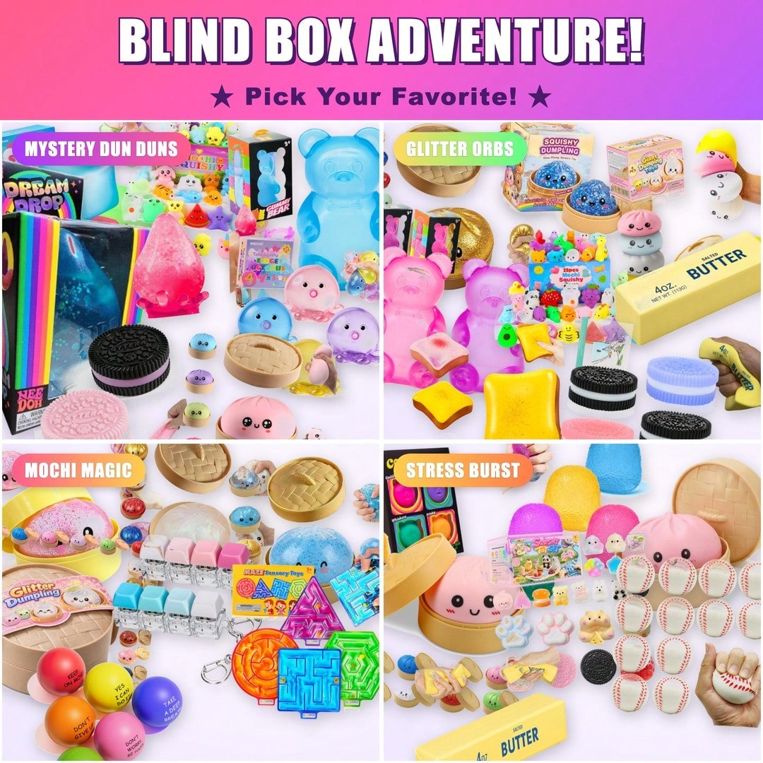 Cute Basic Squishy Blind Box – - Mystery Box Blind Bag recension och pris