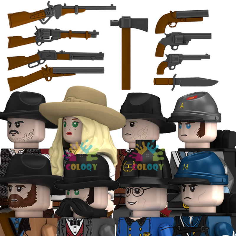 Kids Toys Cowboy Building Bloc - Lego Minifigure Holder recension och pris