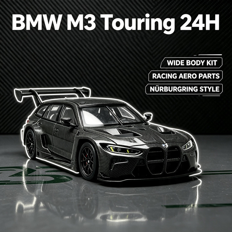 JiCar 1/64 BMW M3 touring 24H  - Die Cast Car 1 64 recension och pris